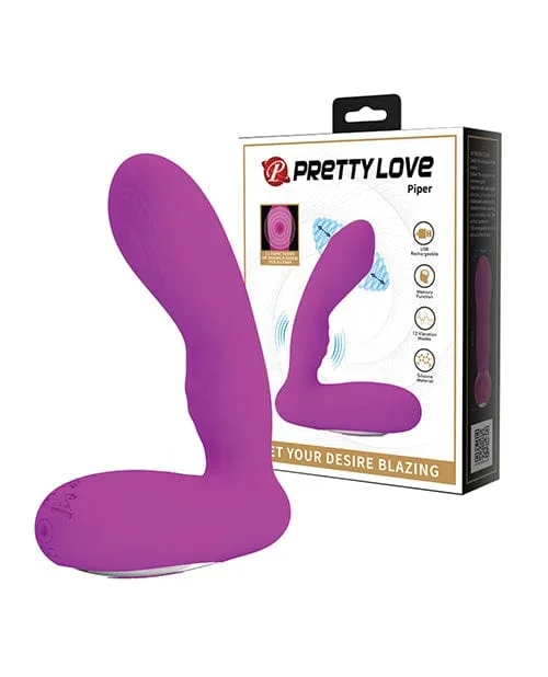 Pretty Love Piper Double Pulsation Vibe – Fuchsia