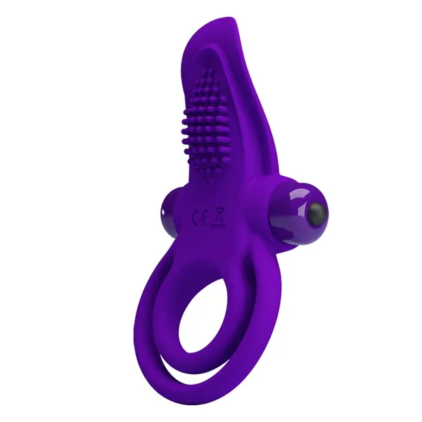 Pretty Love Vibrant Penis Ring – Purple