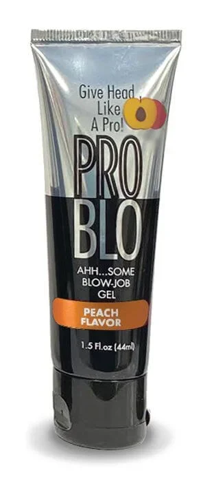 Problo Oral Pleasure Gel Peach Flavor 1.5 Oz