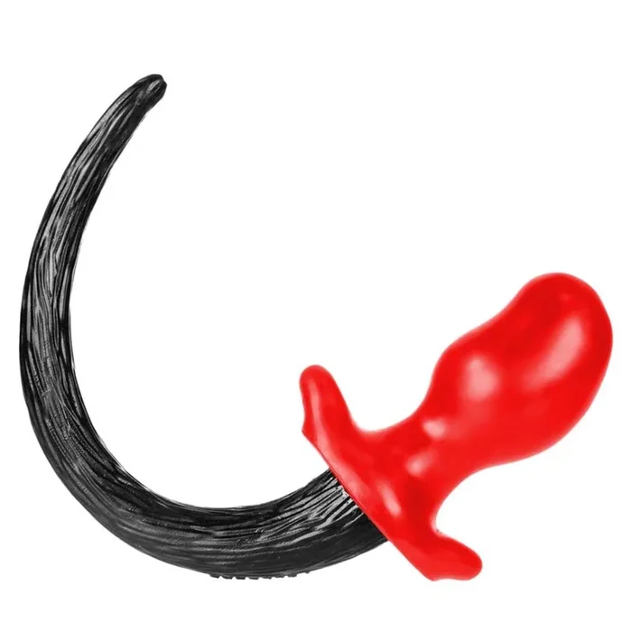 Prowler RED By Oxballs PUPTAIL Butt Plug Red Black Small