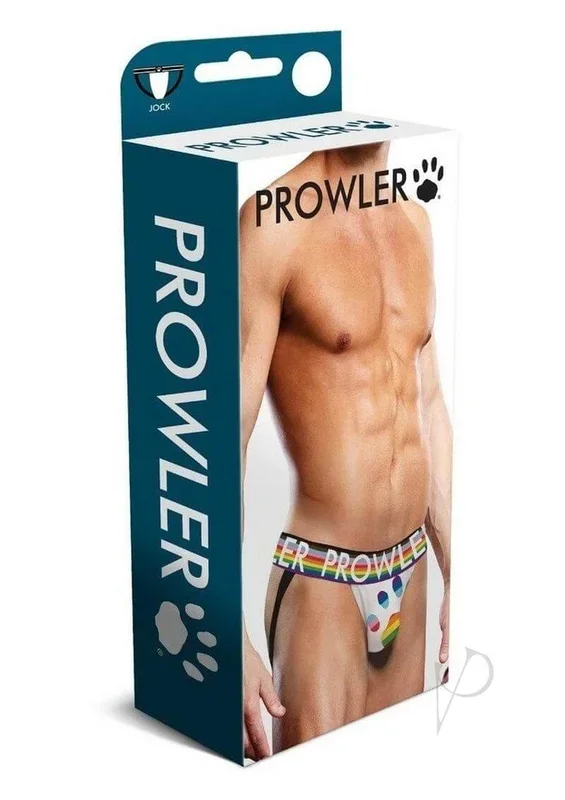 Prowler White Oversized Paw Jock XXL Rainbow
