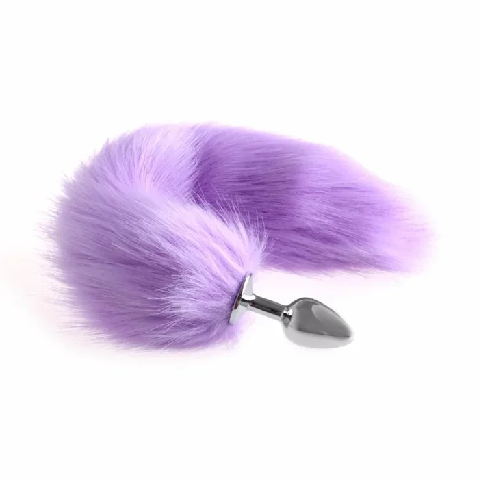 Purple Fox Tail Plug 16″