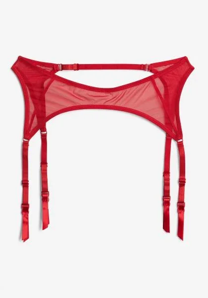 Push Garter Belt – Red –