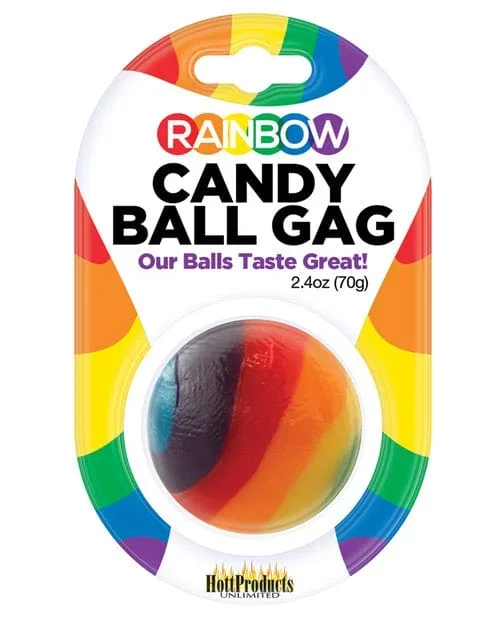 Rainbow Candy Ball Gag – Strawberry