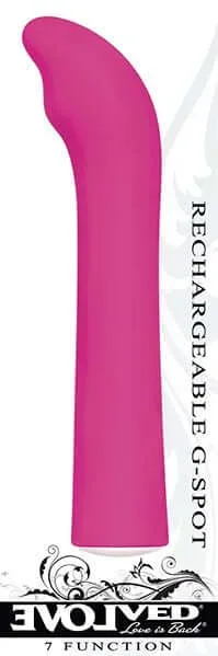 Rechargeable G-Spot Vibrator – 5 Inches, Pink