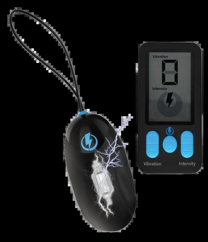 Remote Control Silicone Egg Vibrators – Black