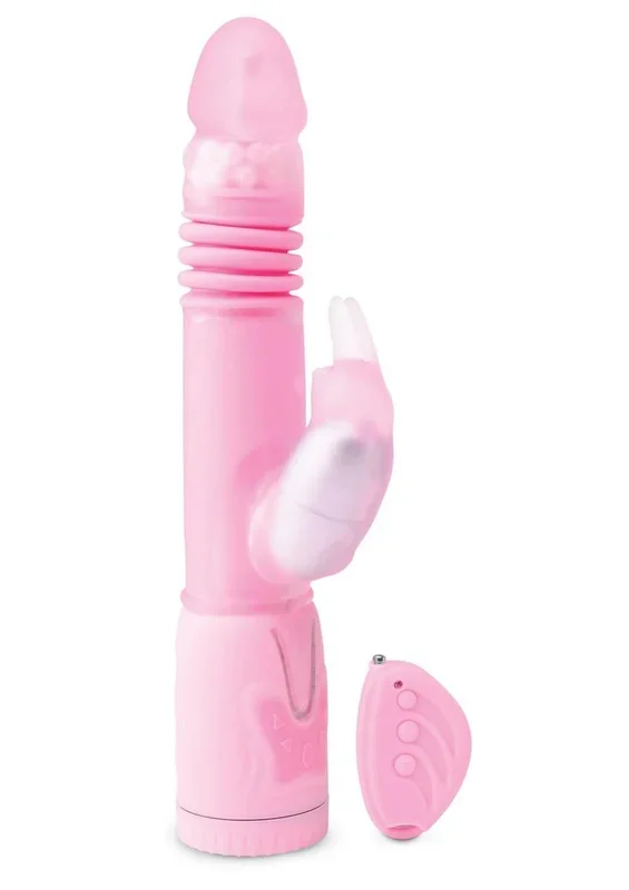 Remote Control Thrusting Rabbit Pearl Vibrator