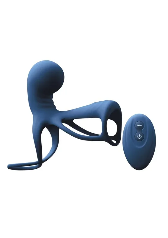 Renegade Gladiator Vibrating Penis Harness Silicone with Remote