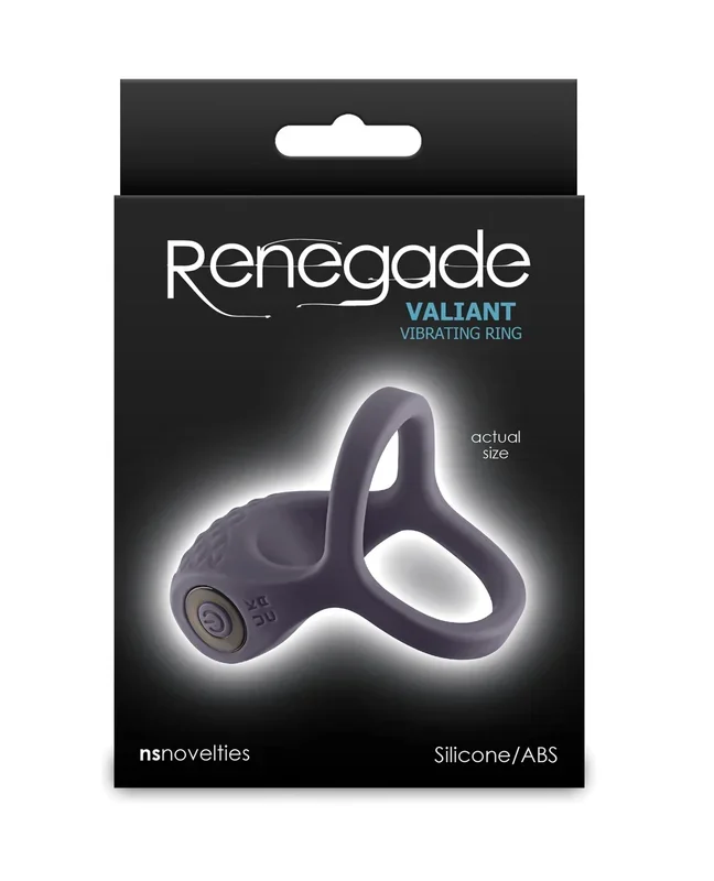 Renegade Valiant Vibrating Cock Ring – Gray