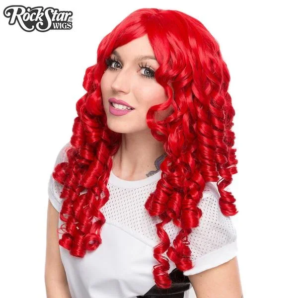 Ringlet Redux Wig – Crimson Red