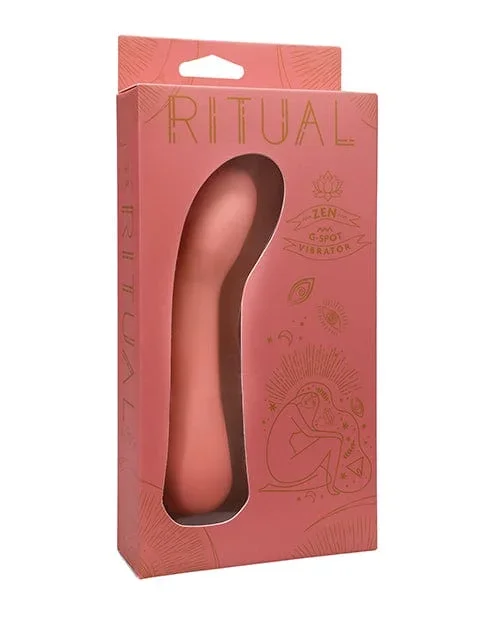 Ritual Zen Rechargeable Silicone G-spot Vibe – Coral