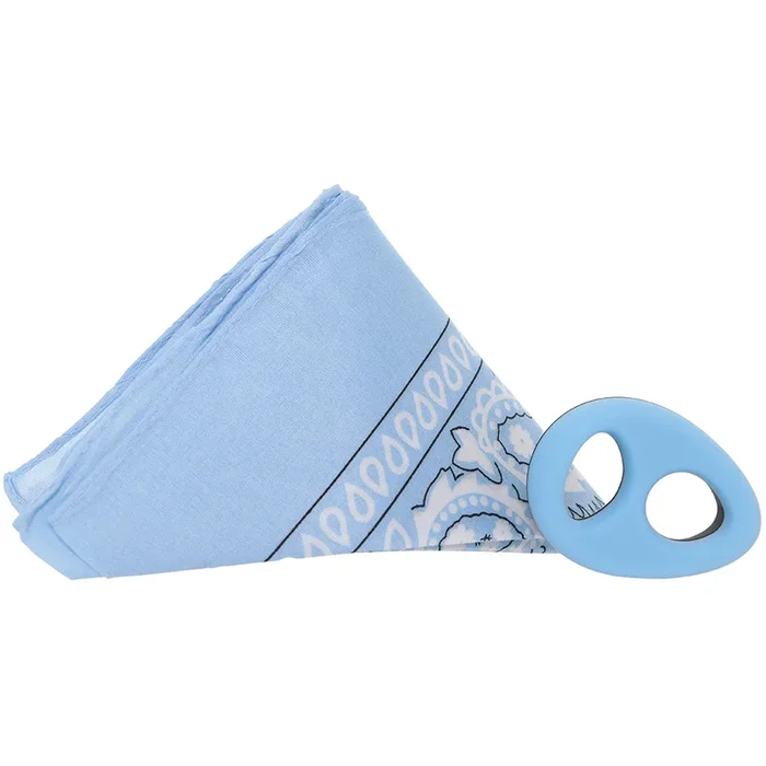 Rock Solid The Code C-Ring and Bandana Set in Light Blue