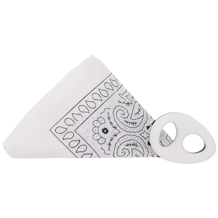 Rock Solid The Code C-Ring and Bandana Set in White