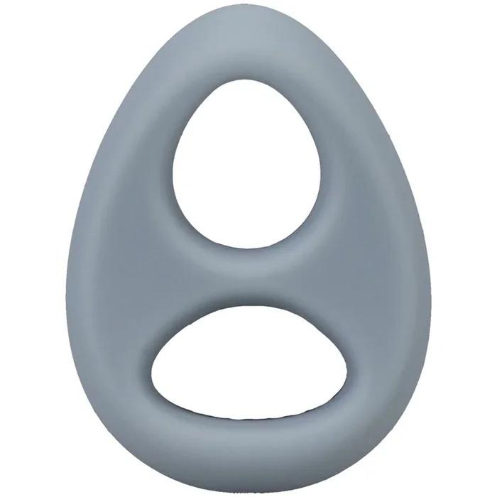 Rock Solid The Code Silicone Cock Ring With Bandana Gray