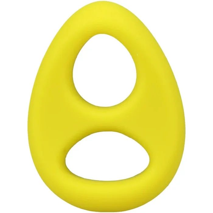 Rock Solid The Code Silicone Cock Ring With Bandana Yellow