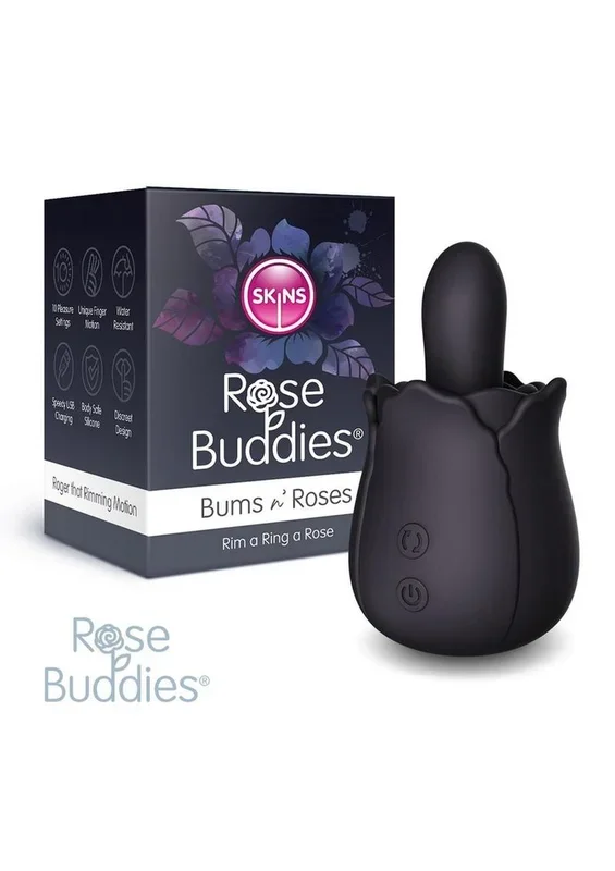 Rose Buddies Bums n’ Roses Rechargeable Silicone Clitoral Vibrator