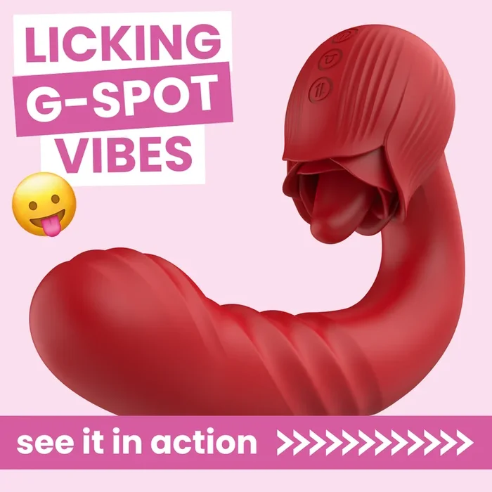 Rose Tongue Thruster Silicone Women’s Sex Toy