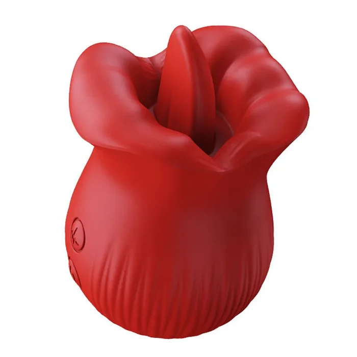 Rose Tongue Toy With Big Mouth Vibrator