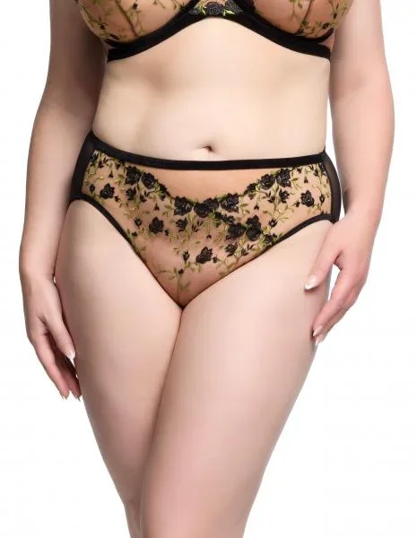 Rosewyn Hi Cut Brief – Black –