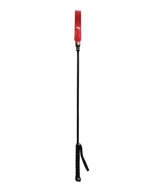 Rouge Long Riding Crop Slim Tip – Red