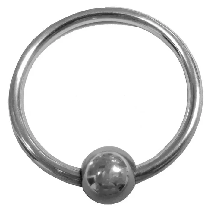 Rouge Stainless Steel Glans Ring with Ball