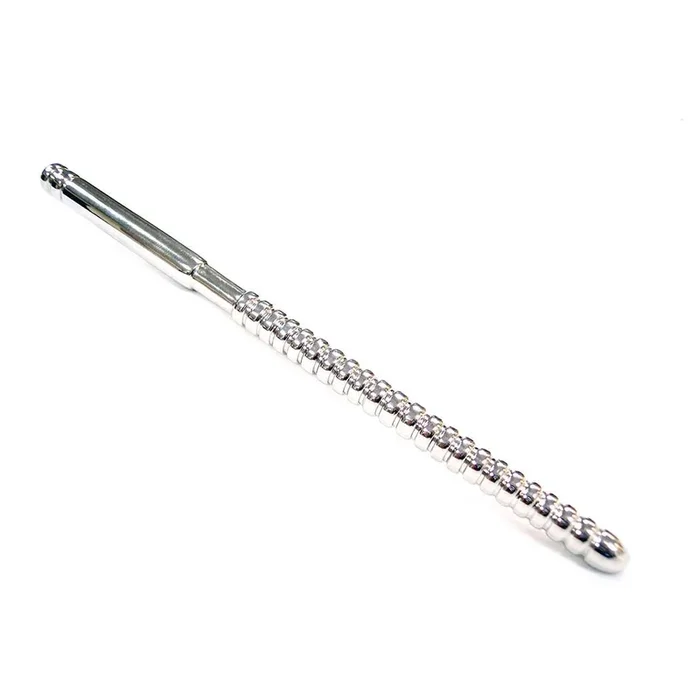 Rouge Stainless Steel Ribbed Urethral Probe BDSM