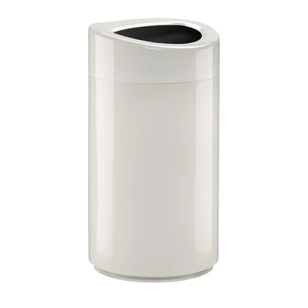 Safco Open-Top Modern Trash Can, Durable & Puncture-Resistant Stainless Steel, 1