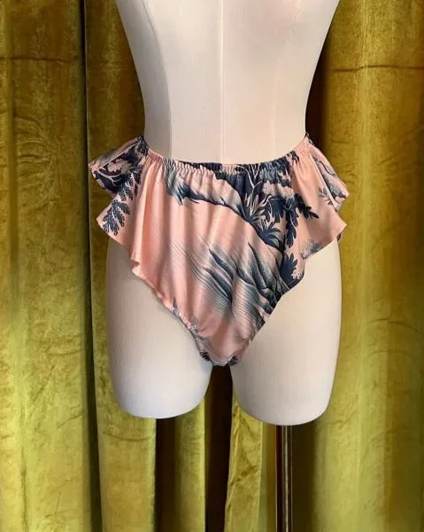 Satin Flutter Panty – Spring Toile –