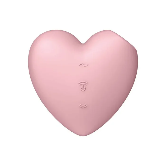 Satisfyer Cutie Heart Air Pulse Stimulator Light Red