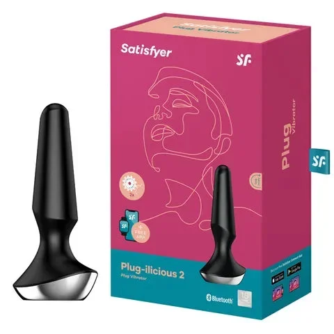 Satisfyer Plug-ilicious 2 w/ Powerful Motors Deliver Deep Strong Vibrations Vibrator