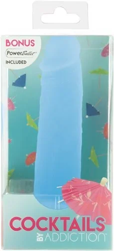 Savor Tropical Pleasures with Addiction Cocktails 5.5-Inch Silicone Dong – Blue Lagoon