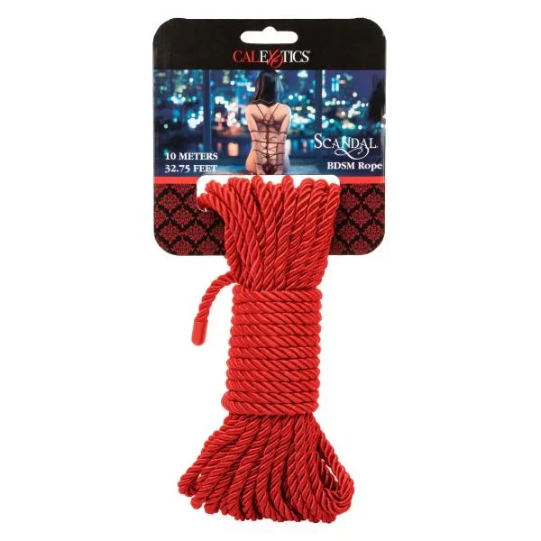 Scandal BDSM Rope 10 Meters – Red