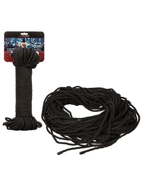 Scandal BDSM Rope 50 meter e or approximately 164 feet Black