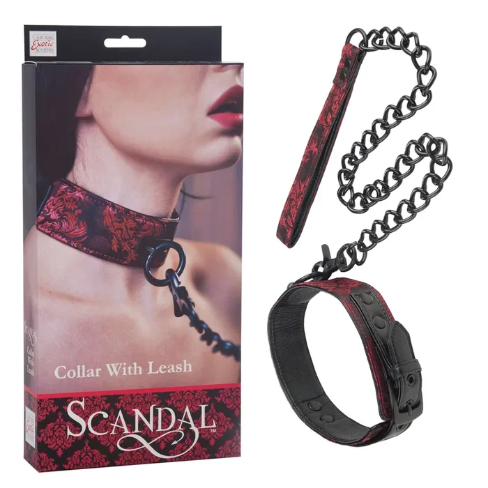Scandal Collar with Leash – Luxury and Sensuality Unleashed!