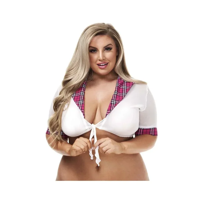 Schoolgirl Tie Top – Queen