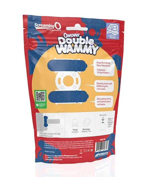 Screaming O 4B Double Wammy – Blueberry