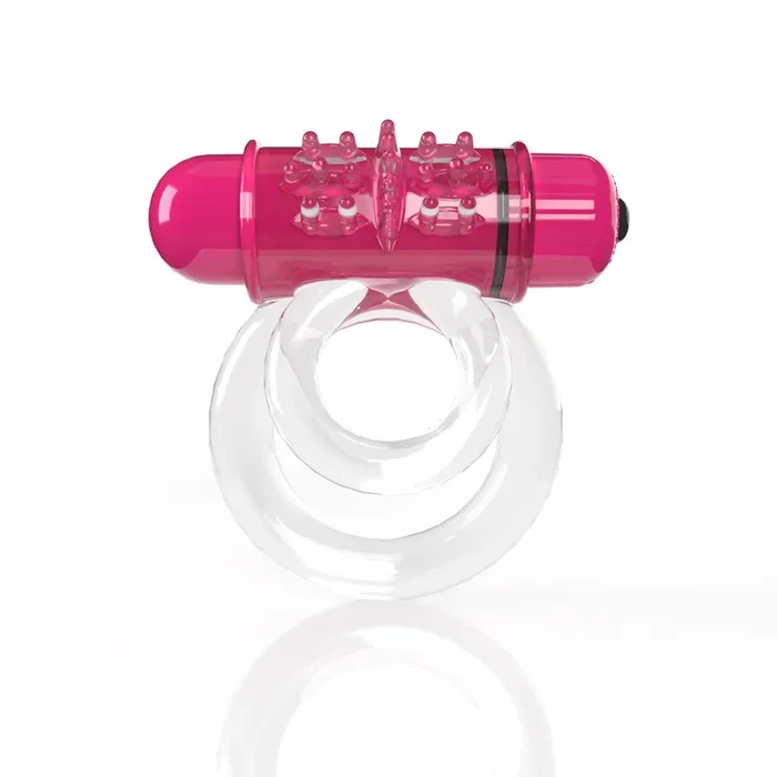 Screaming O 4t – Double O 6 Super Powered Vibrating Double Ring – Strawberry