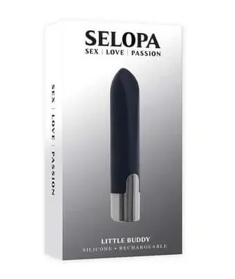 Selopa Little Buddy Vibrating Bullet | 10 Speeds, Precision Tip, USB Rechargeable
