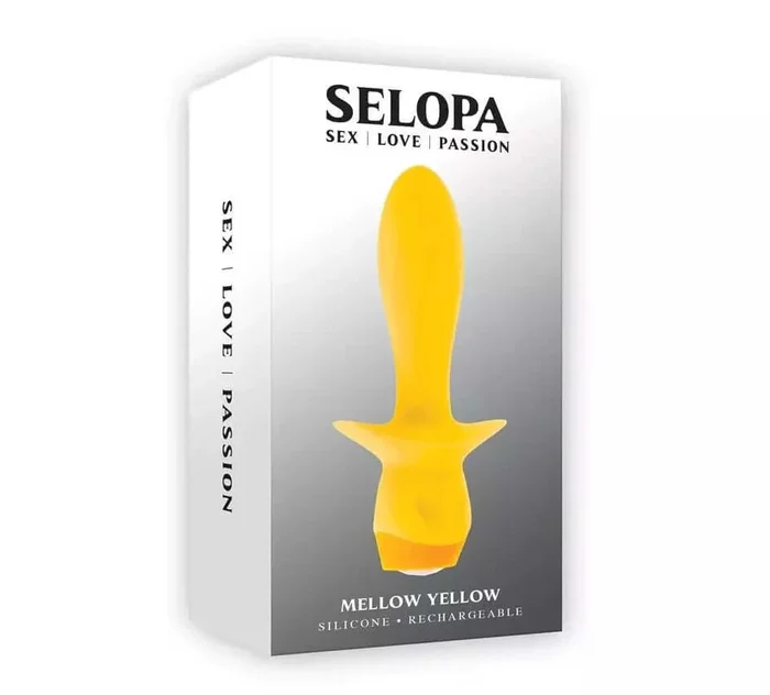 Selopa Mellow Yellow Vibrating Plug | 10 Speeds & Patterns, USB Rechargeable, Waterproof