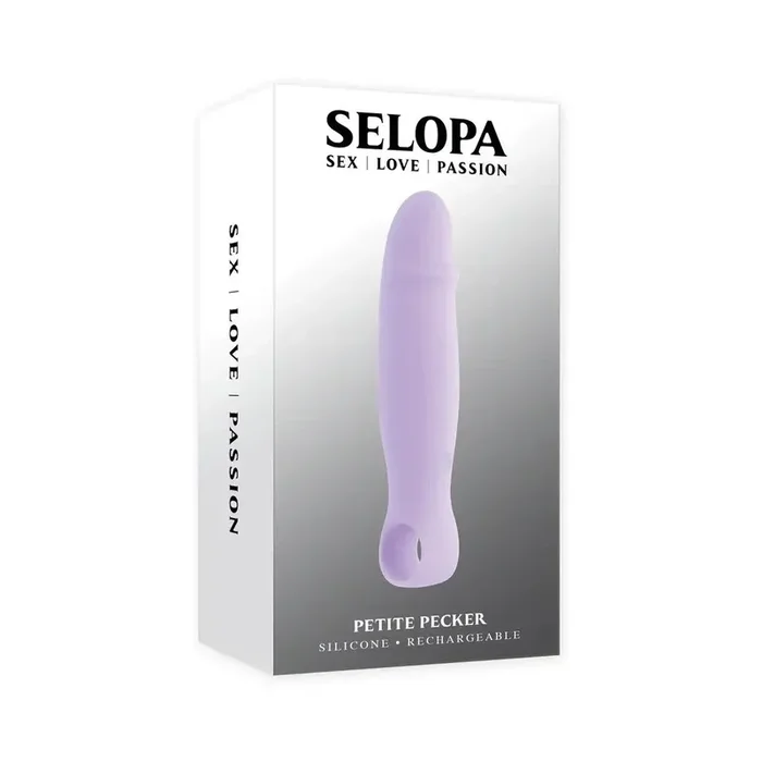 Selopa Petite Pecker Rechargeable Silicone Vibrator Purple