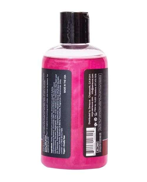Sensuva Big Flirt Pheromone Bubble Bath – 8 oz Berry Flirty