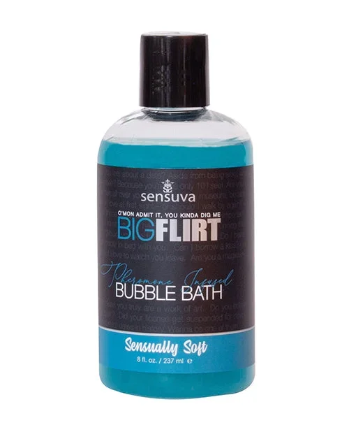 Sensuva Big Flirt Pheromone Bubble Bath – 8 oz Sensually Soft