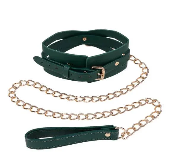 Sex & Mischief Indica Cutout Collar and Leash