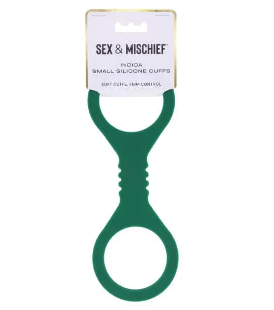 Sex & Mischief Indica Silicone Cuffs Small Green