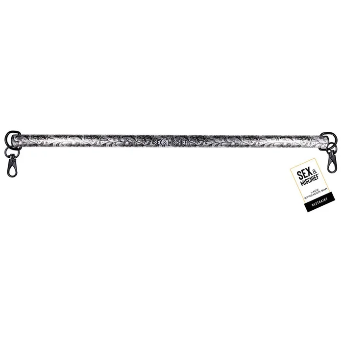 Sex & Mischief Lace Spreader Bar – Aluminium Restraint Bar