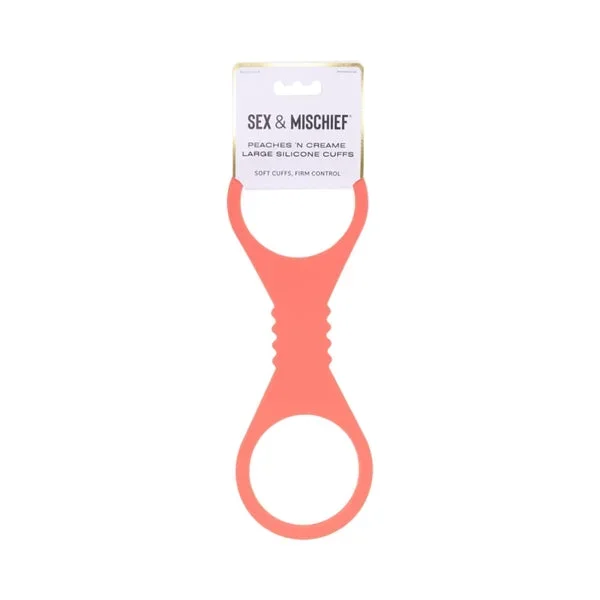 Sex & Mischief Peaches ‘n CreaMe Large Silicone Cuffs