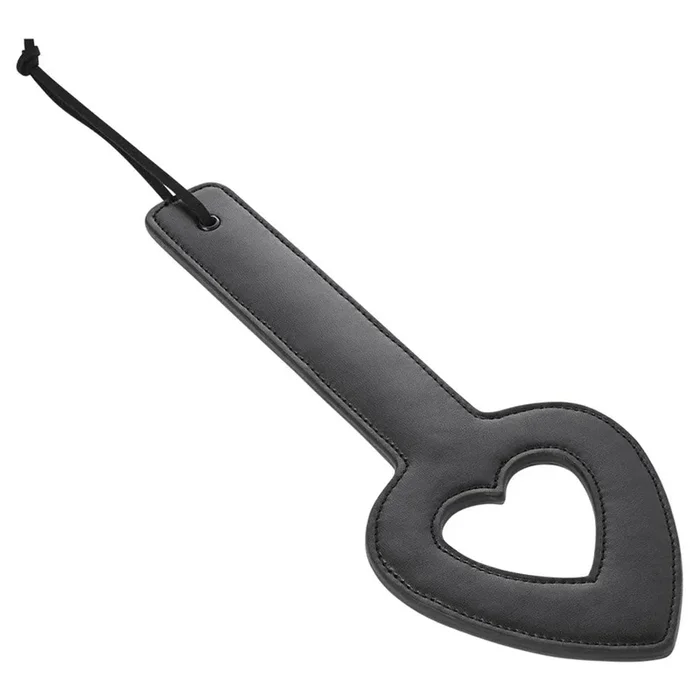 Sex & Mischief Shadow Heart Paddle – Black Paddle