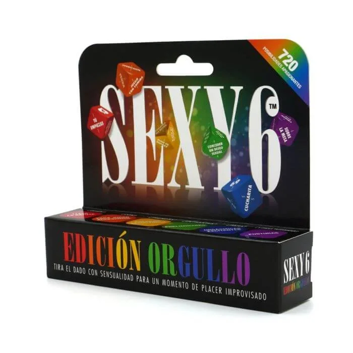 Sexy 6 Pride Edition Dice Game (Spanish)