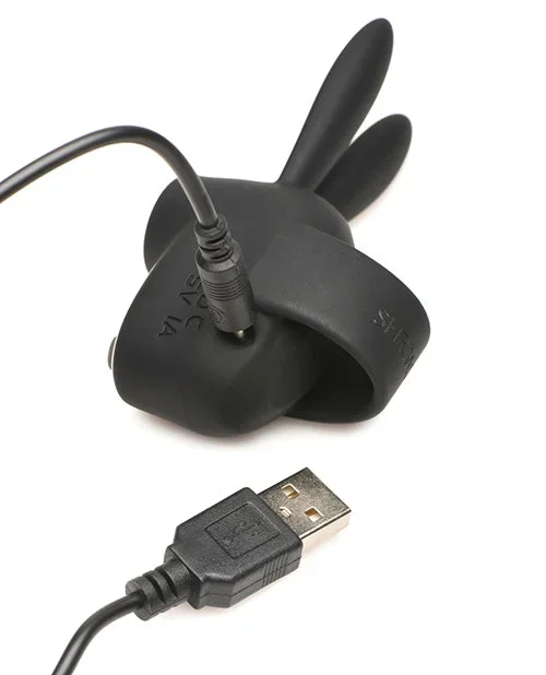 Shegasm Sucky Bunny Clit Stimulator – Black