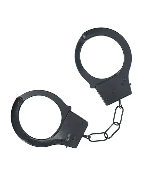 Shots Ouch! Classic Metal Handcuffs – Black